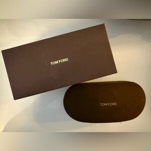 Tom Ford Brown Sunglasses/Eyeglasses Case